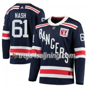 New York Rangers tröja Rick Nash 61 2018 Winter Classic Adidas Marinblå Authentic - NHL Tröjor Herr
